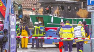 Umzugswagen gerät in Kehl in Brand