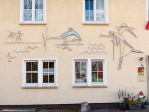 Die Hauser-Grafik am Haus Marienberg in Sulgen.  Foto: Haaser