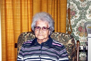Die Jubilarin  Anna Wieder wird 100 Jahre alt.  Foto: Franke Foto: Schwarzwälder-Bote