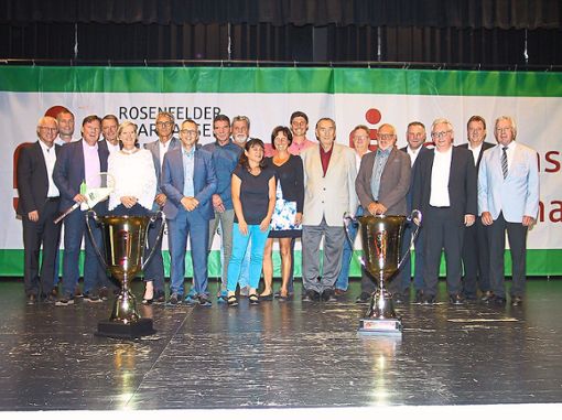Mit einem großen Festakt und  Ansprachen  hat die Tennisgemeinschaft Rosenfeld   25 Jahre  Teamcup gefeiert. Foto: May Foto: Schwarzwälder Bote