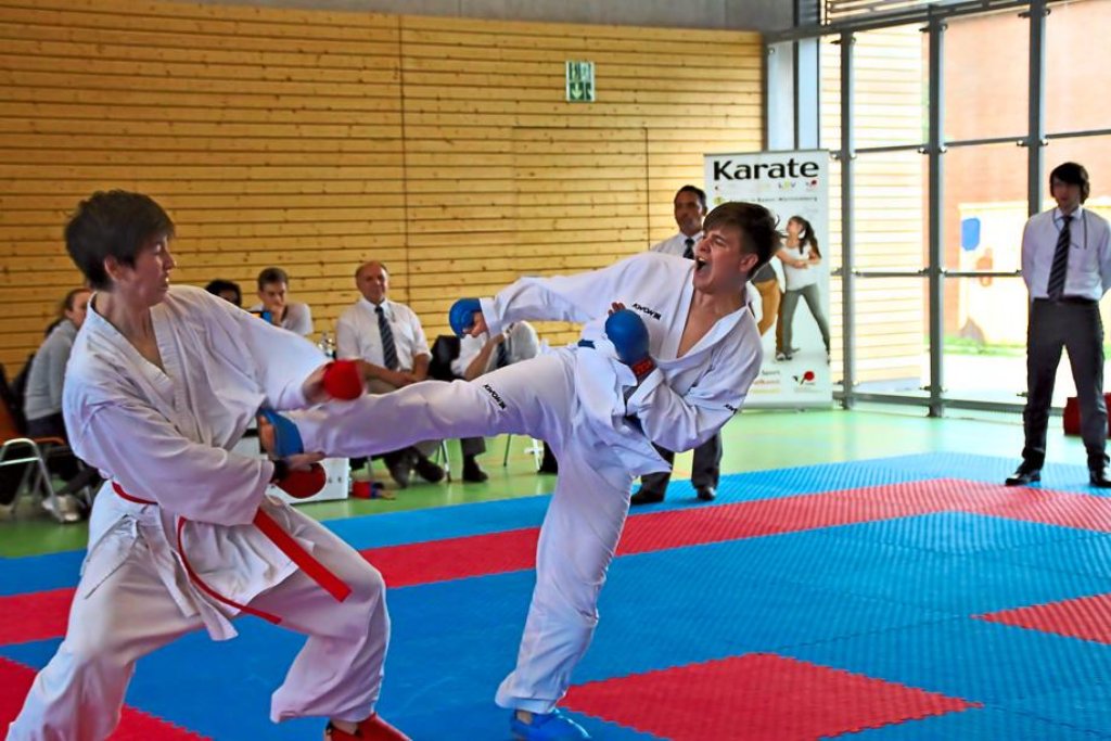 Lukas Steinke in Aktion bei den Landesmeisterschaften in Dornhan.