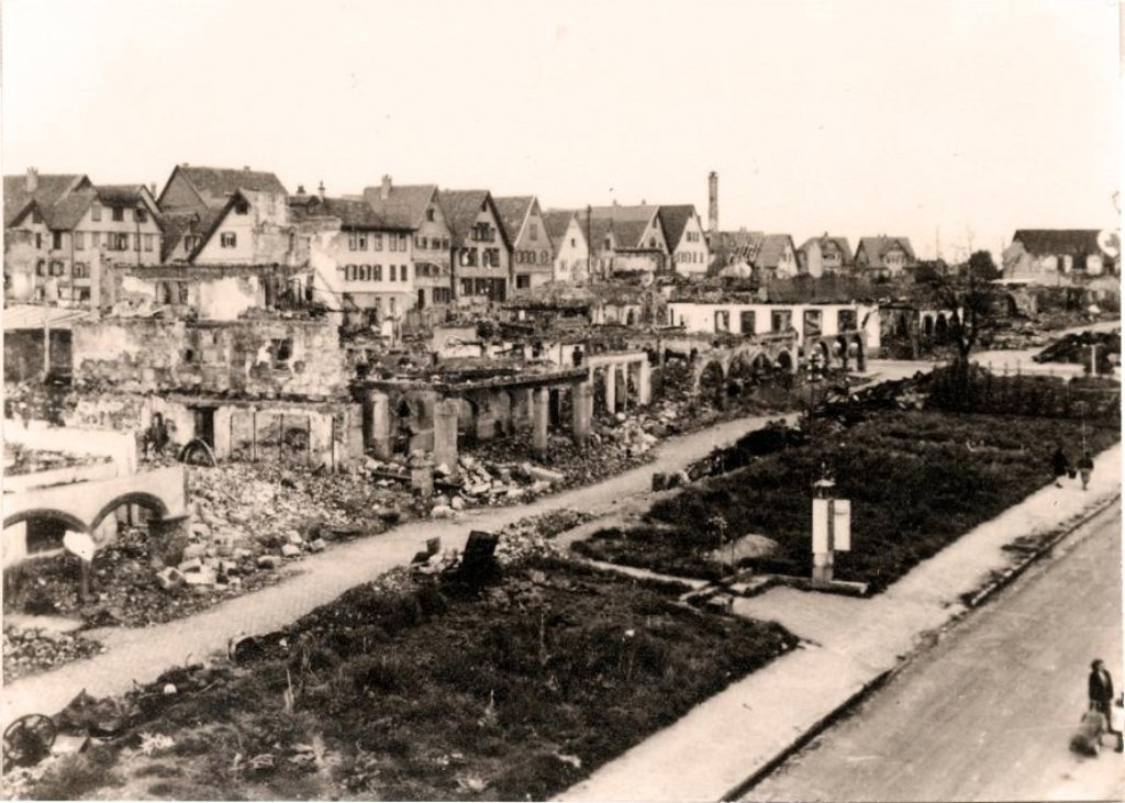 Beim Einmarsch der französischen Truppen wurde mehr oder minder der gesamte Innenstadtbereich ein Raub der Flammen. Foto: Stadt Freudenstadt