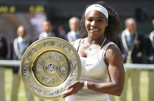 Serena Williams triumphiert zum sechsten Mal in Wimbledon.  Foto: dpa