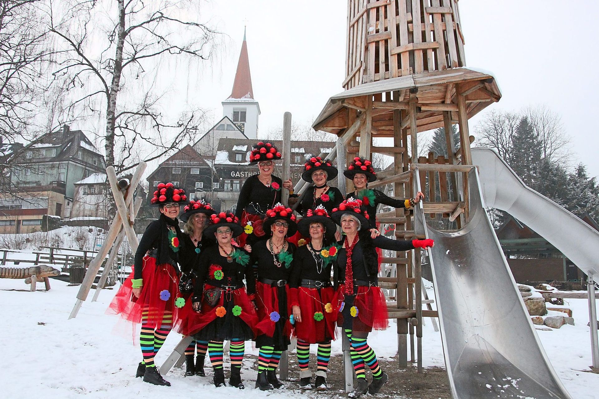 Schonach Stolz Auf Die Prachtvollen Kost me St Georgen Triberg 