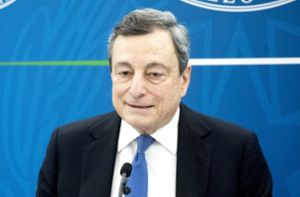 Nur noch geschäftsführend im Amt: Italiens Ministerpräsident Mario Draghi (Archivbild) Foto: dpa/Pool