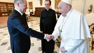 Papst empfängt Scholz zu Privataudienz