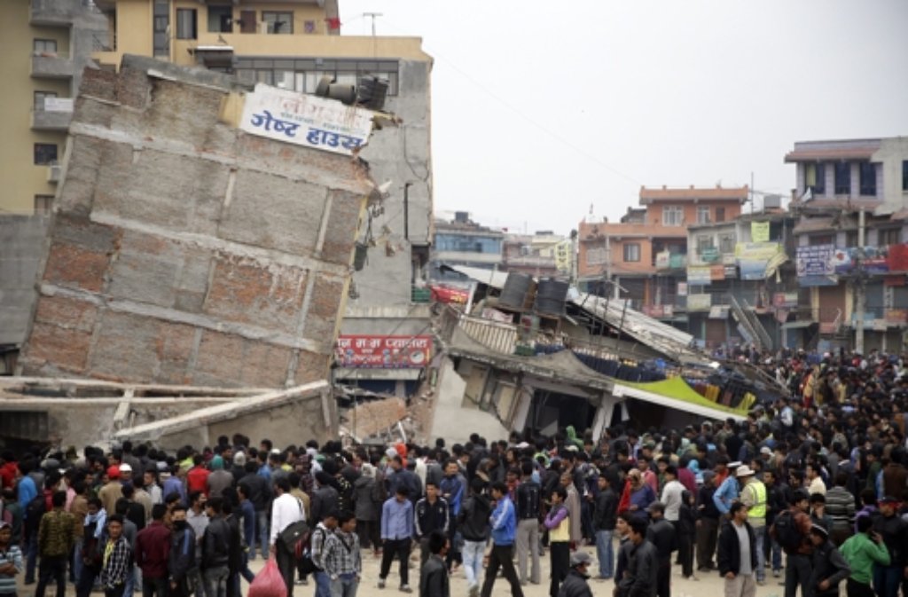 Tausende Menschen sind bei dem Erdbeben in Nepal ums Leben gekommen.