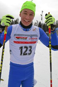 Zeigte eine starke Leistung und wurde Vizemeister im Sprint über 1350 Meter: Adrian Schuler (WSG Schluchsee). Foto: Junkel