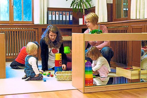 Im Kindergarten St. Angela in Dörlinbach wird die Regelbetreuung  auf 29,5 Wochenstunden reduziert.   Foto: Archivfoto: Baublies