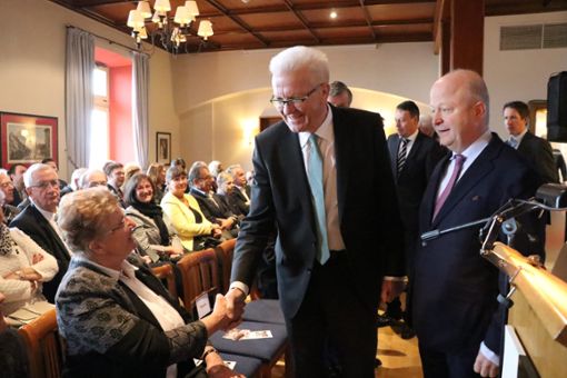 Ministerpräsident Winfried Kretschmann würdigte den FDP-Politiker. Foto: Alexander Kauffmann