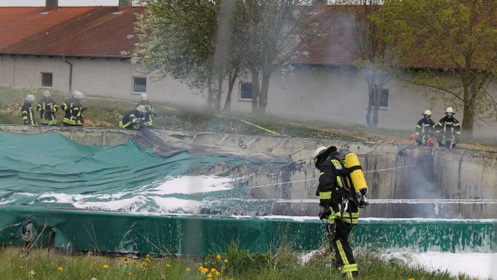 Brand in Biogasanlage: 50.000 Euro Schaden