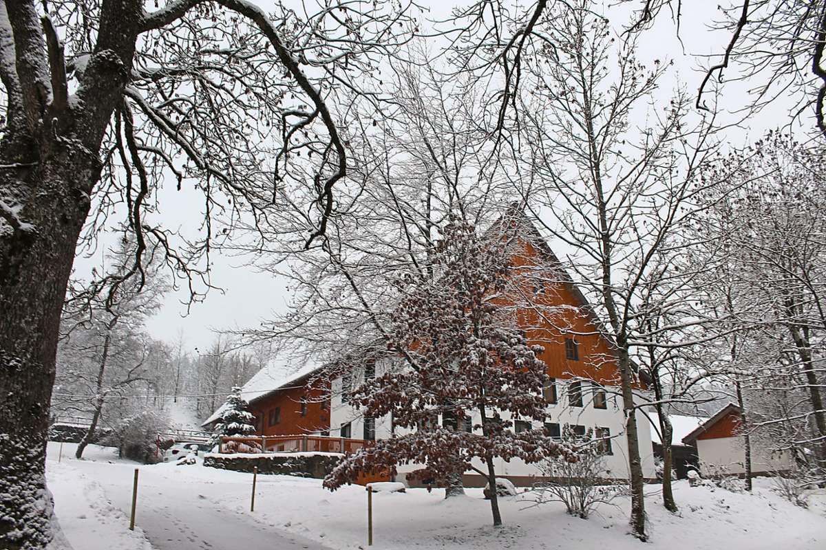 Winter-Idylle pur: In diesen Tagen  ist der Brigacher Jäckleshof in eine weiße Schneepracht gehüllt. Fotos: Ginter