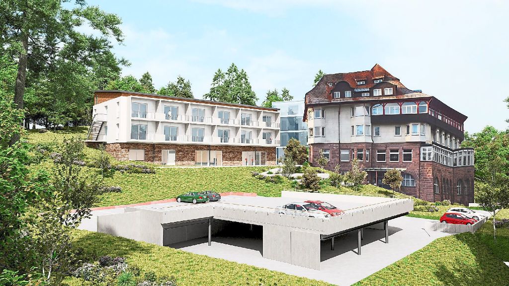 So soll das Hotel Teuchelwald aussehen, wenn es im Herbst 2018 fertig ist.