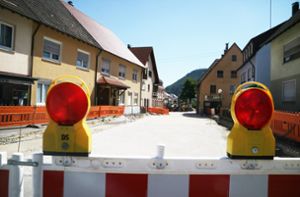 Die Ortsdurchfahrt Nusplingen bleibt Baustelle. Foto: Beate Marschal