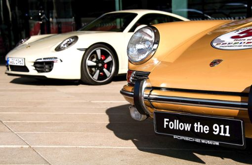 Der Porsche 911 ist seit jeher das Markenzeichen des Sportwagenbauers. Bei seinem Börsengang soll das Grundkapital öffentlichkeitswirksam auf 911 Millionen Aktien aufgeteilt werden. Die Wertpapierkennnummer ist POR911. Foto: dpa/Christoph Schmidt