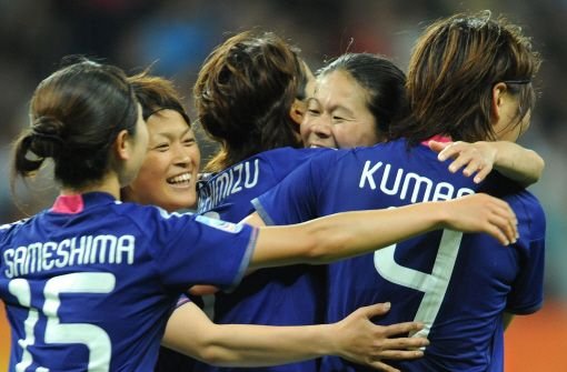 Die Fußball-Damen Nippons stehen am Sonntag im Finale gegen die USA. Foto: dpa