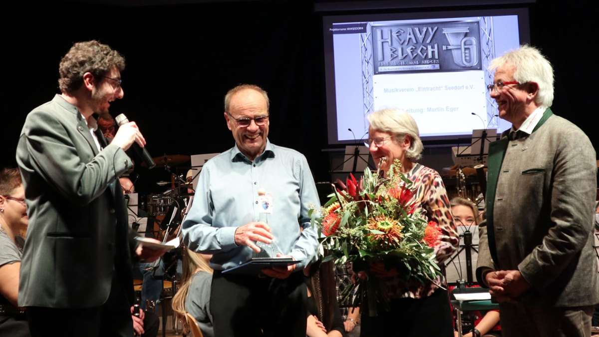 Musikverein Seedorf: Erich-Ganzenmüller-Medaille für Albin Haag