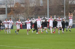 Die U19 des VfB Stuttgart steht im Pokalhalbfinale. Foto: Lommel/VfBexklusiv