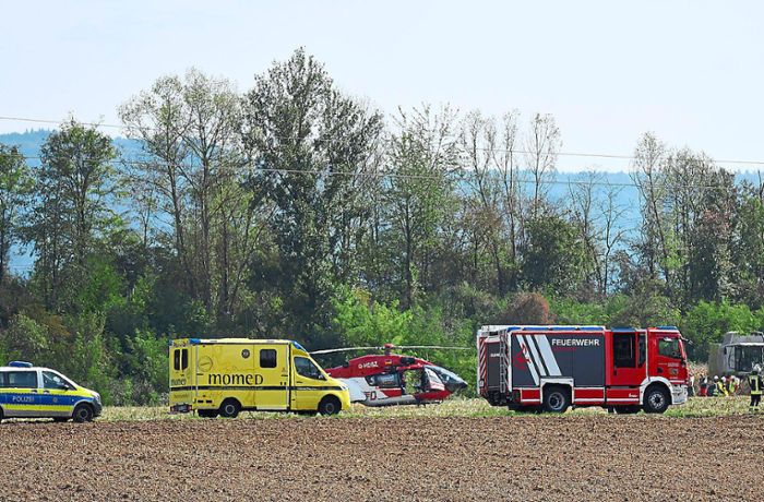 Mähdrescher-Unfall in Kürzell: Polizei gibt neue Details zum Ablauf bekannt