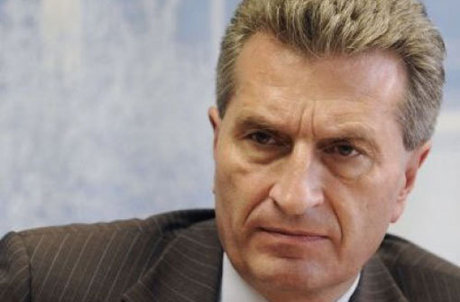 Günther Oettinger Foto: dpa
