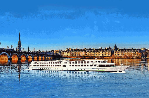Die Handelsstadt Bordeaux mit ihren prächtigen Fassaden liegt direkt an der Garonne. Foto: Claudia Diemar