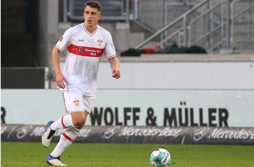 Abwehrspieler Marc Kempf richtet den Blick nach vorne. Der 26-Jährige wird den VfB Stuttgart womöglich schon bald verlassen. Foto: Baumann