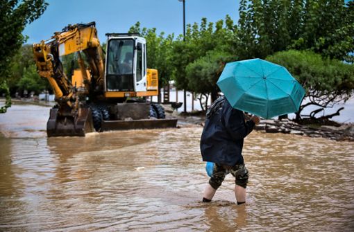 In Griechenland hat es erneut  starke Überschwemmungen gegeben. Foto: IMAGO/ANE Edition/IMAGO/Vasilis Ikonomou / Eurokinissi