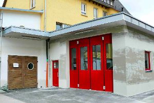 Die Feuerwehr stellt ihre neue Garage beim Tag der offenen Tür am 4. Mai der Bevölkerung vor.  Foto: Vaas Foto: Schwarzwälder-Bote