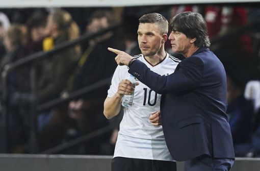 Lukas Podolski nahm Joachim Löw in Schutz. (Archivbild) Foto: imago/ActionPictures/imago sportfotodienst
