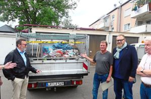 Stadtverwaltung, Stadträte und BGL kämpfen gegen den Müll. Foto: Blessing