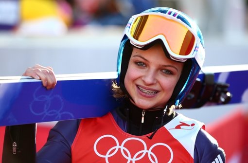 Die Zukunft des deutschen Frauen-Skispringens: Gianina Ernst Foto: dpa