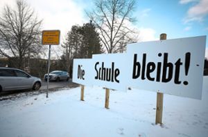 In Weilersbach hat der Förderverein bereits mobil gemacht und macht keinen Hehl aus seiner Forderung. Foto: Eich