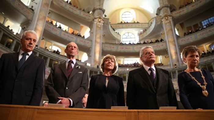 Dresden gedenkt seiner Zerstörung vor 70 Jahren