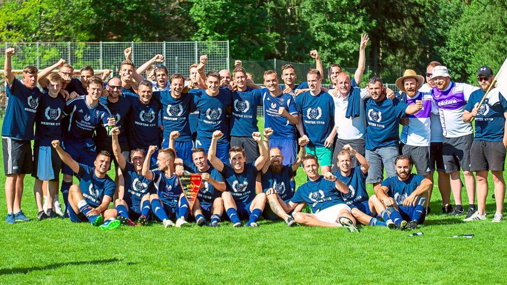 Der VfB Effringen freut sich nach dem Gewinn der Meisterschaft  in der Kreisliga B, Staffel 1, jetzt wieder auf die Aufgaben in der A-Liga.