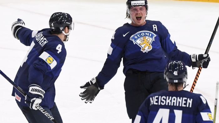 Olympiasieger Finnland auch Eishockey-Weltmeister