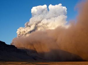 Vulkan-Aschewolke Quelle: Unbekannt
