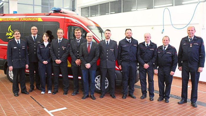 Frank Speidel bleibt Feuerwehr-Kommandant in Jungingen