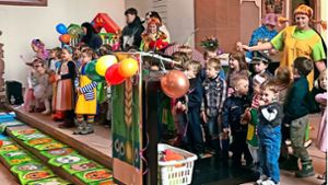 Die Kindergartenkinder aus Kippenheim und Schmieheim haben in der Friedenskirche Fasent gefeiert. Foto: Kirchengemeinde