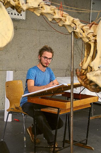 Beim Studium in Berlin: Simon Kalmbach. Foto: Kalmbach