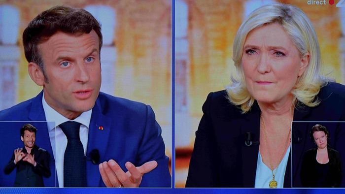 Macron siegt in der Sache, Le Pen gewinnt an Statur