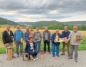 Die Mitglieder der Nagolder Holzwerkstatt freuen sich schon auf ihre Jubiläums-Ausstellung am 5. September im Naturfreundehaus. Foto: Priestersbach