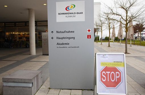 Trotz ruhigerer Lage aktuell bleibt das Besuchsverbot am Klinikum bestehen. Foto: Schwarzwald-Baar-Klinikum