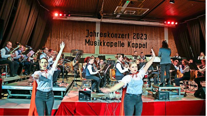 Auswahl der Kappeler Musikkapelle kommt beim Publikum gut an