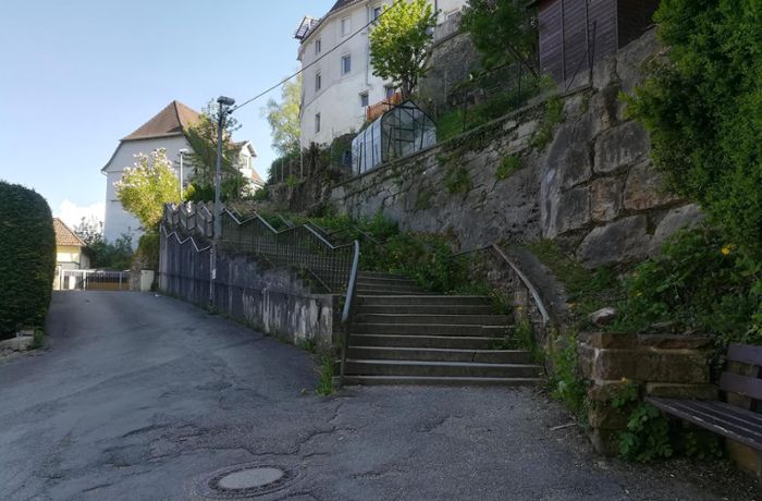 Projekt in Oberndorf: Sanierung der Langer-Weg-Treppe wird schmerzhaft teuer