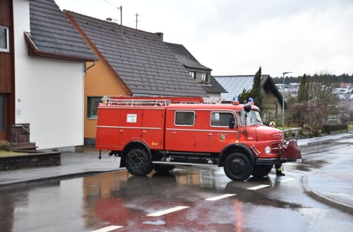 Die Feuerwehr Aichhalden wartet auf Ersatz für ihr „historisches“ Löschfahrzeug. Foto: Wegner