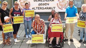 Kaum jemand in Horb demonstriert für gerechtere Renten