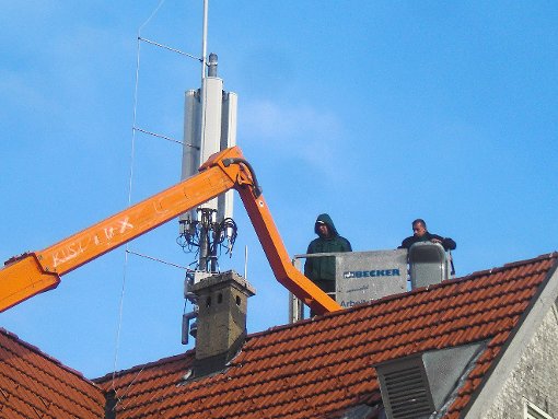 Im vergangenen Jahr wurde die Sendeanlage in der Hartranftstraße auf LTE umgerüstet, was bei Mobilfunkkritikern für einigen Unmut sorgte. Foto: Blickle