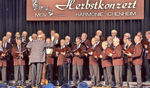 Die Sänger des Männergesangvereins Harmonie Ichenheim Foto: Promo