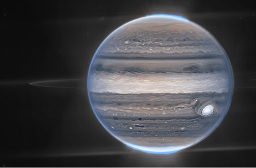 Das James-Webb-Weltraumteleskop hat detailreiche Bilder des Jupiters geliefert. Foto: dpa/NASA