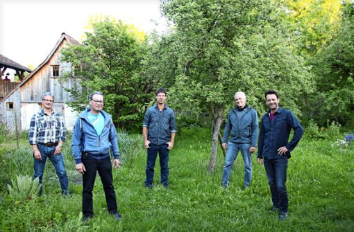 Die Gruppe KuKus plant für den Sommer: Klaus Kapala (von links), Hans Lang, Jo Hengstler, Manne Sorg und Steff Hengstler. Foto: Reinhardt